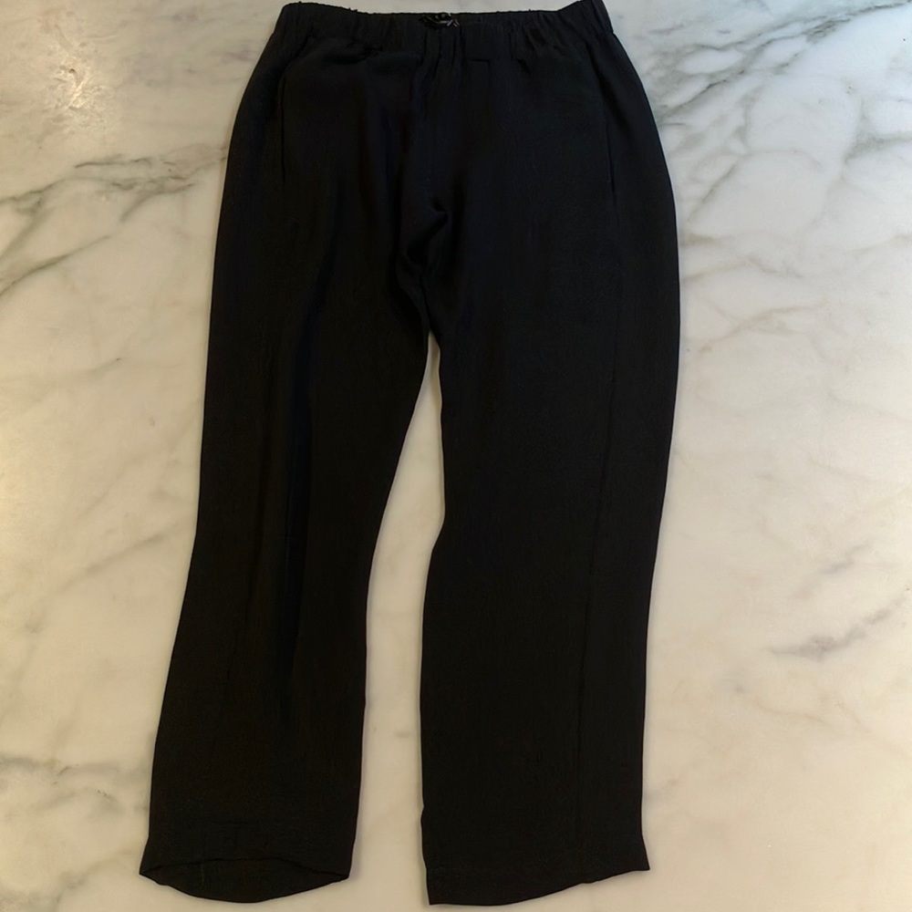 Black Silk Pants by Theory